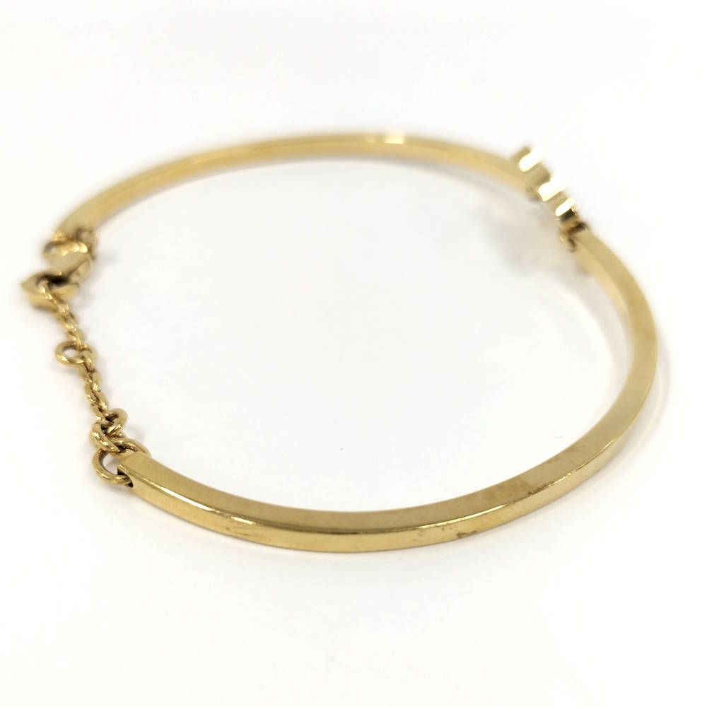 Celine Triomphe Articulate Bracelet Plated Gold — view 3