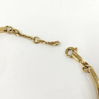 Celine Triomphe Articulate Bracelet Plated Gold — view 5