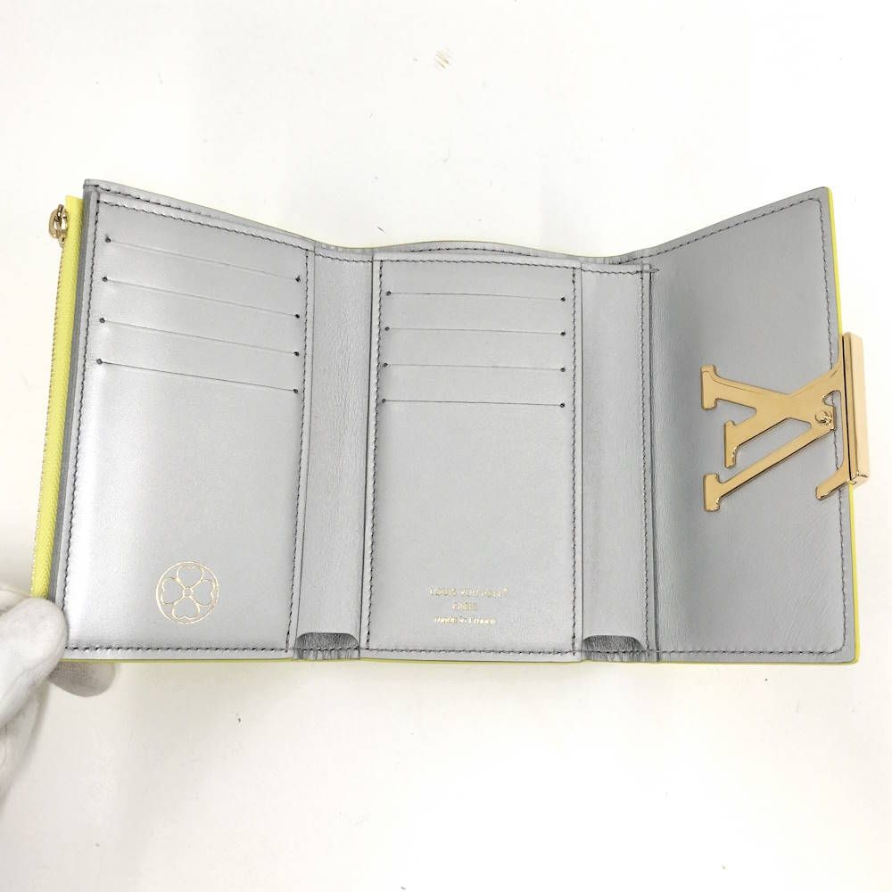 Louis Vuitton Portefeuille Capucines Compact Trifold Wallet Citrus — view 2