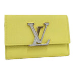 Louis Vuitton Portefeuille Capucines Compact Trifold Wallet Citrus