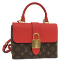 Louis Vuitton Locky BB 2-Way Handbag Monogram Coquelicot