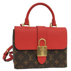 Louis Vuitton Locky BB 2-Way Handbag Monogram Coquelicot