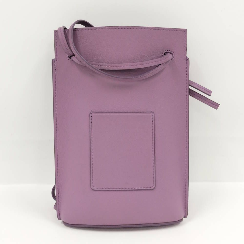 Loewe Dice Pocket Shoulder Bag Anagram Leather Purple — view 2