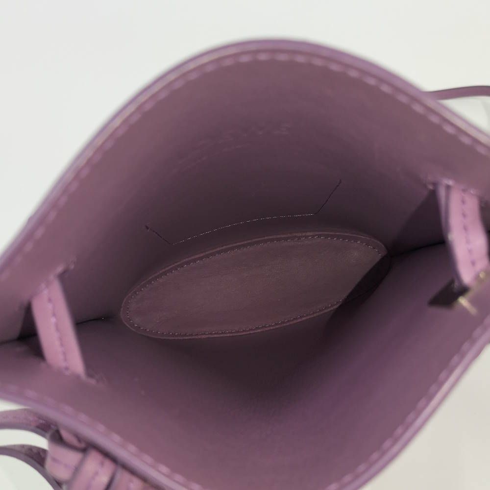 Loewe Dice Pocket Shoulder Bag Anagram Leather Purple — view 8