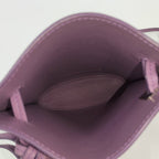 Loewe Dice Pocket Shoulder Bag Anagram Leather Purple — view 8