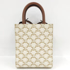 Celine Mini Vertical Cover 2-Way Shoulder Bag Triomphe Canvas — view 2