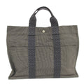Hermes Her Line Tote MM Canvas Gray