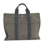 Hermes Her Line Tote MM Canvas Gray