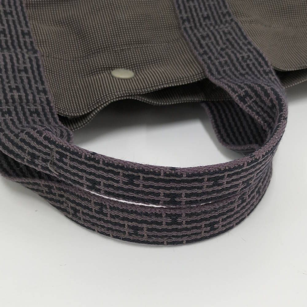Hermes Her Line Tote MM Canvas Gray — view 6