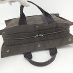 Hermes Her Line Tote MM Canvas Gray — view 8