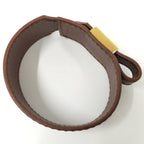 Hermes Artemis Bracelet Leather Brown Gold — view 5