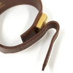 Hermes Artemis Bracelet Leather Brown Gold — view 6