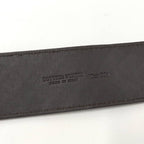 Bottega Veneta Intrecciato Belt Leather Dark Brown Silver — view 7