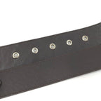 Bottega Veneta Intrecciato Belt Leather Dark Brown Silver — view 5