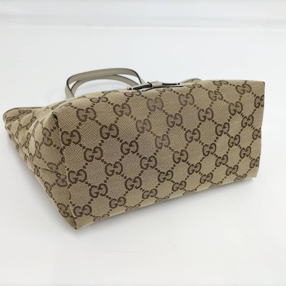 Gucci Tote Papagallo Parrot Canvas Beige — view 4