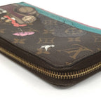Louis Vuitton Zippy Wallet Zip Around Christmas Limited Monogram Ivasion — view 4