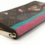 Louis Vuitton Zippy Wallet Zip Around Christmas Limited Monogram Ivasion — view 5