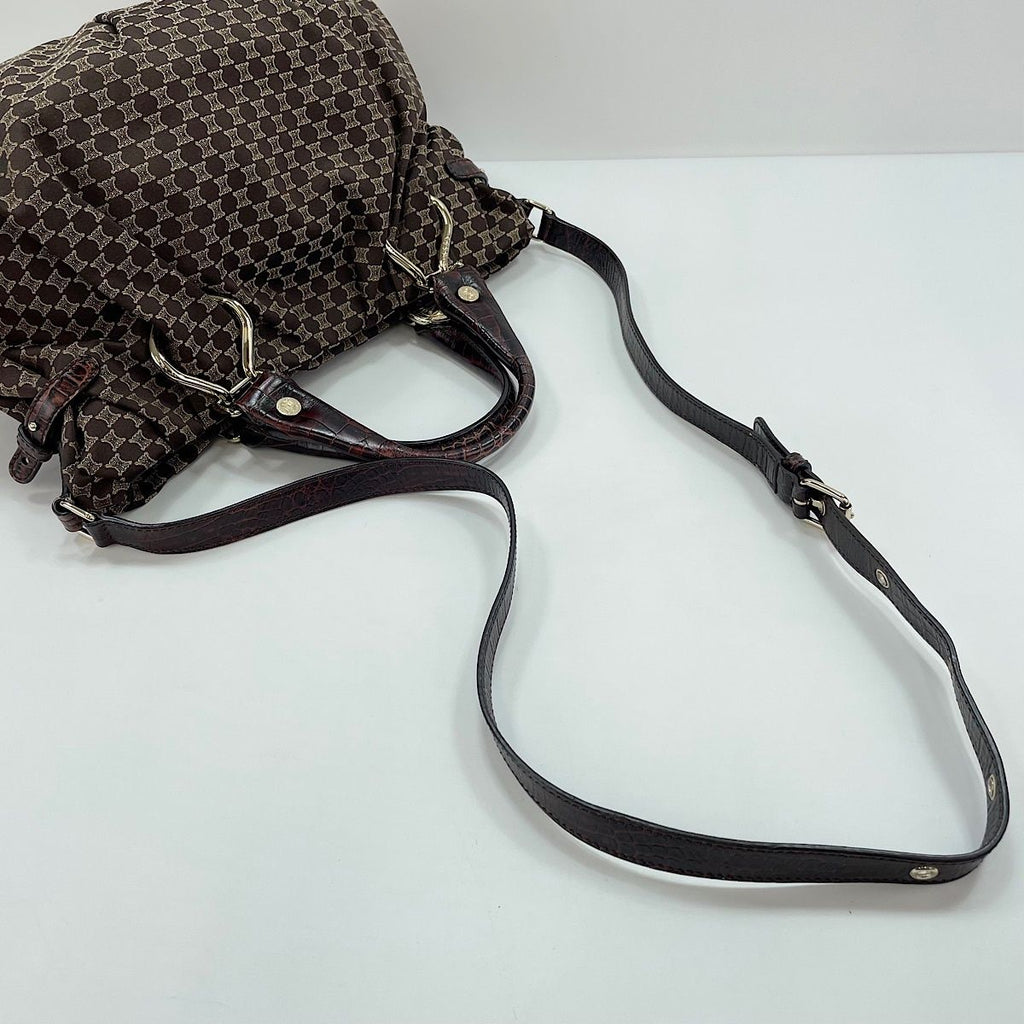 Celine Handbag Macadam Pattern Pillow 2-Way — view 9