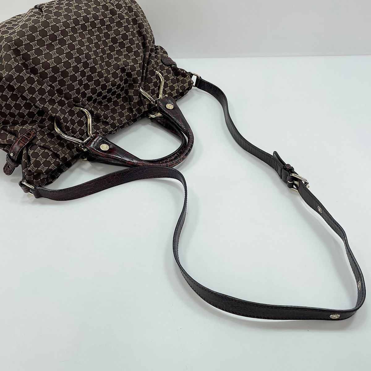 Celine Handbag Macadam Pattern Pillow 2-Way — view 9