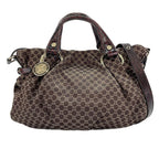 Celine Handbag Macadam Pattern Pillow 2-Way