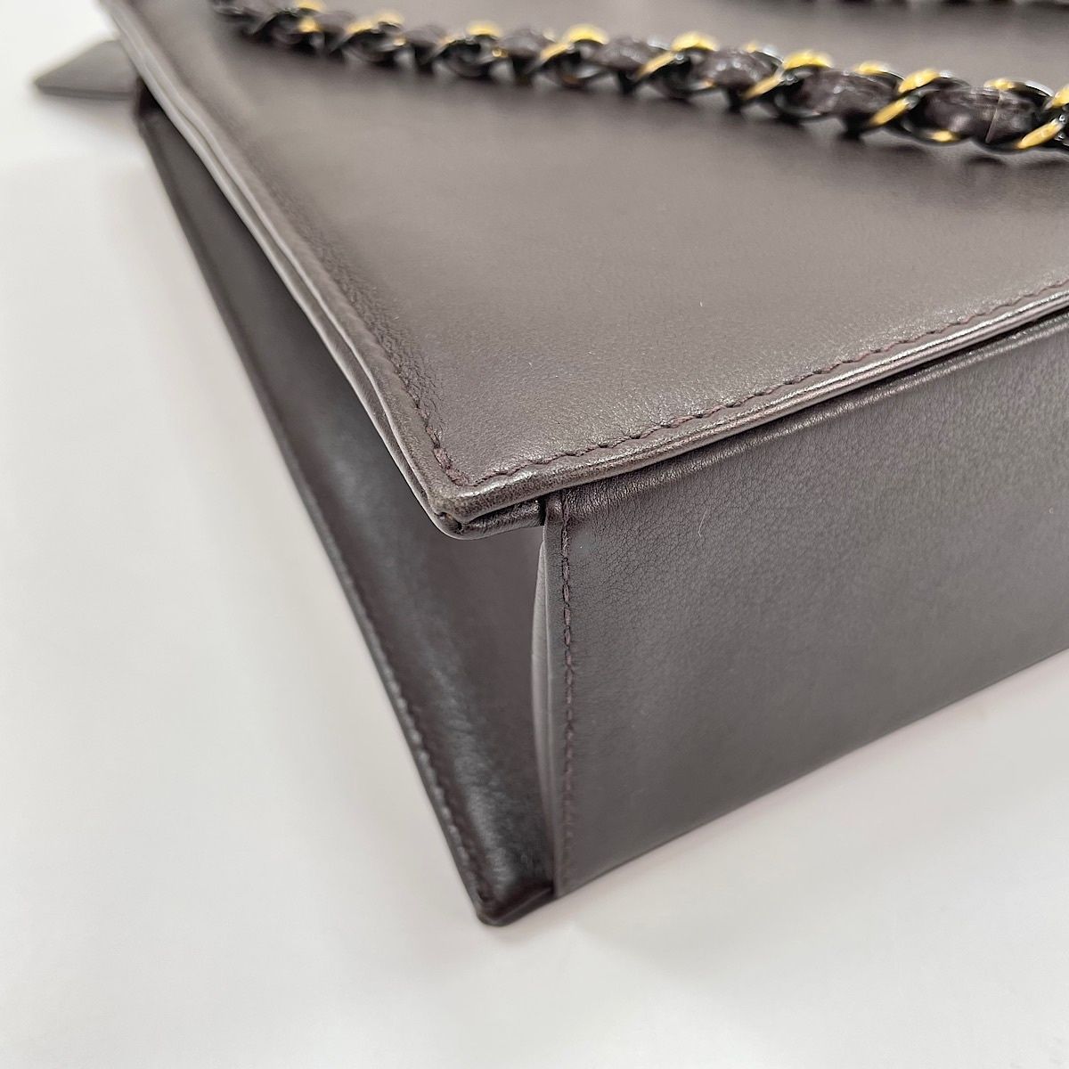 Chanel Shoulder Bag Brown — view 7