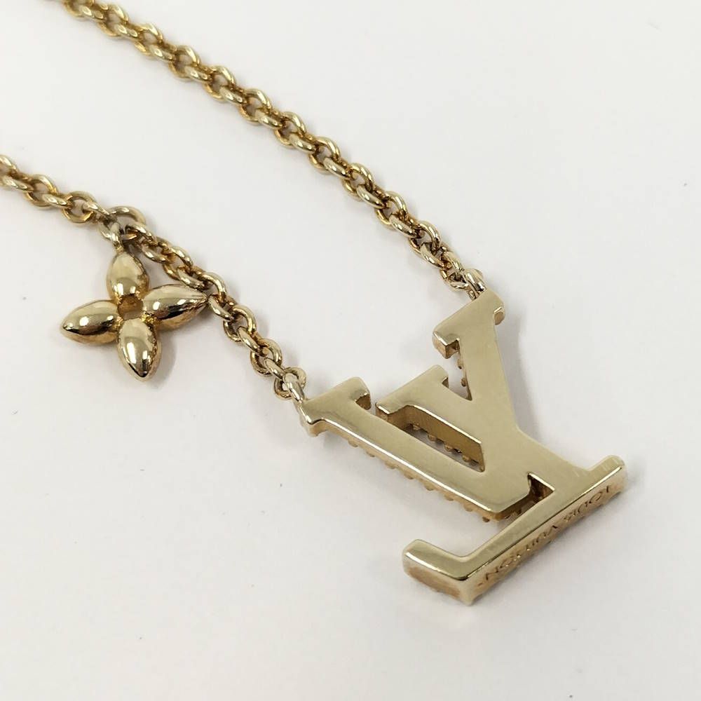 Louis Vuitton Collier Necklace LV Iconic Gold Plated — view 5