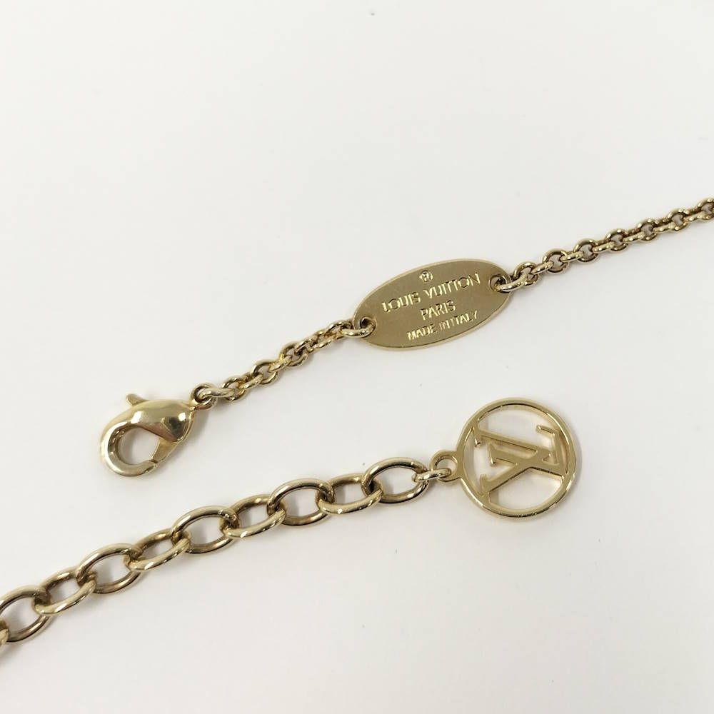 Louis Vuitton Collier Necklace LV Iconic Gold Plated — view 9