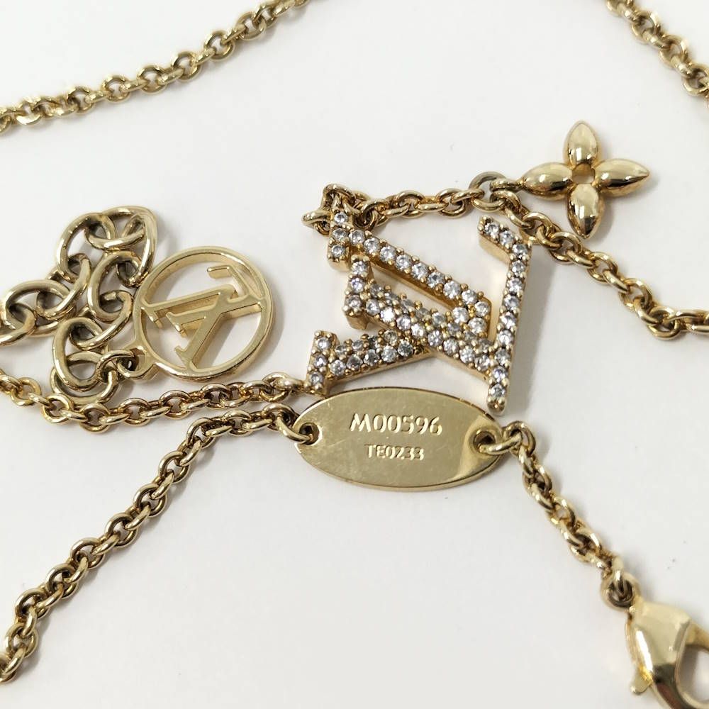Louis Vuitton Collier Necklace LV Iconic Gold Plated — view 8