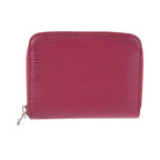 Louis Vuitton Epi Zippy Coin Purse Pink Fuchsia Leather Case Card