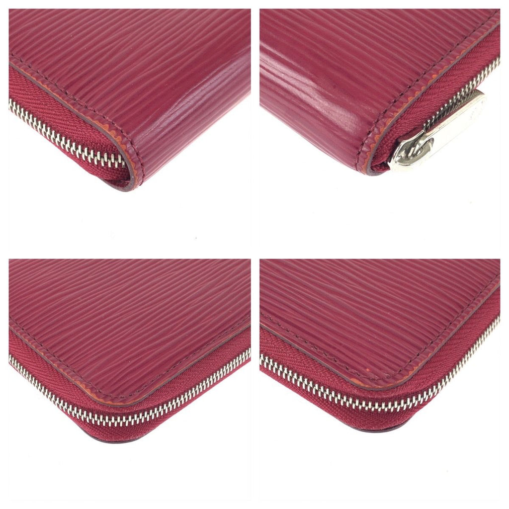 Louis Vuitton Epi Zippy Coin Purse Pink Fuchsia Leather Case Card — view 4