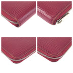 Louis Vuitton Epi Zippy Coin Purse Pink Fuchsia Leather Case Card — view 4