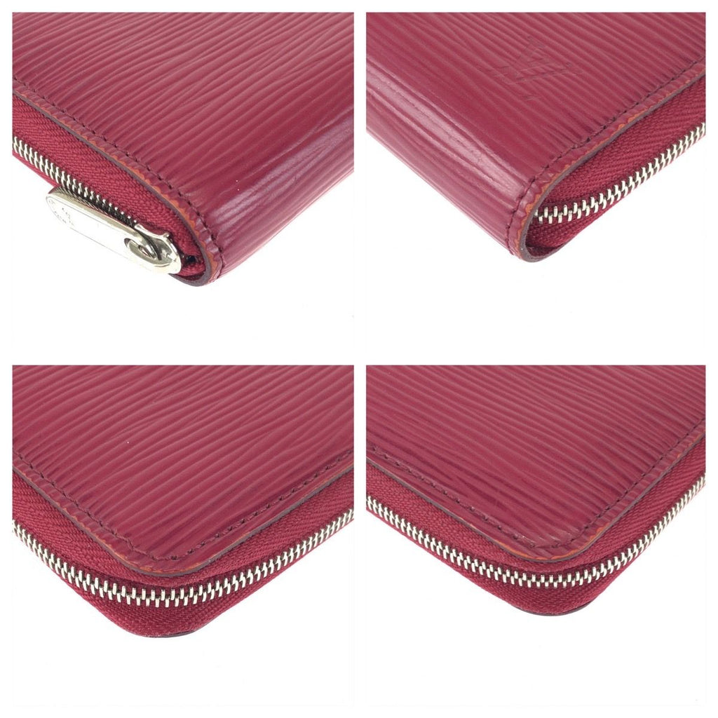 Louis Vuitton Epi Zippy Coin Purse Pink Fuchsia Leather Case Card — view 3
