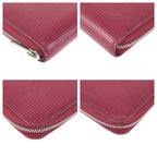 Louis Vuitton Epi Zippy Coin Purse Pink Fuchsia Leather Case Card — view 3