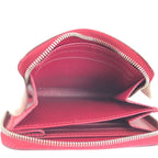 Louis Vuitton Epi Zippy Coin Purse Pink Fuchsia Leather Case Card — view 7