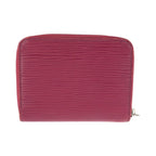 Louis Vuitton Epi Zippy Coin Purse Pink Fuchsia Leather Case Card — view 2