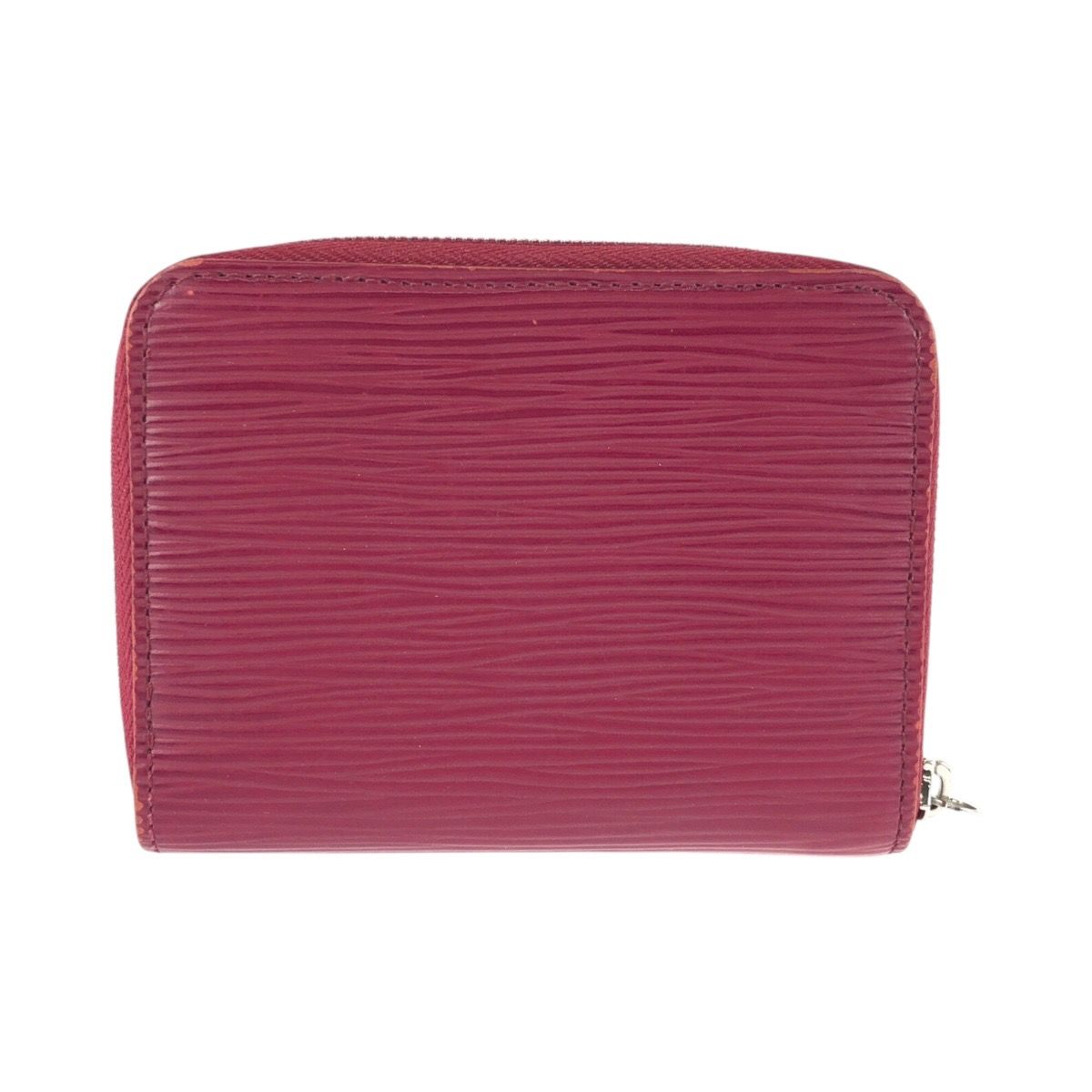 Louis Vuitton Epi Zippy Coin Purse Pink Fuchsia Leather Case Card — view 2