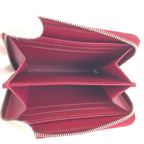 Louis Vuitton Epi Zippy Coin Purse Pink Fuchsia Leather Case Card — view 6