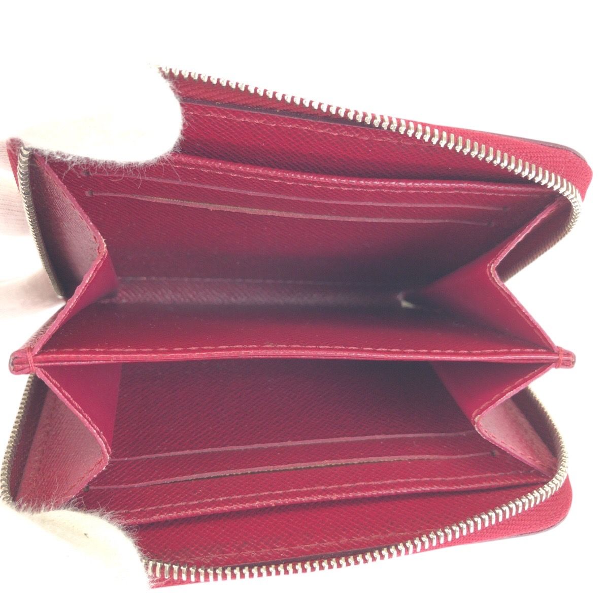 Louis Vuitton Epi Zippy Coin Purse Pink Fuchsia Leather Case Card — view 6