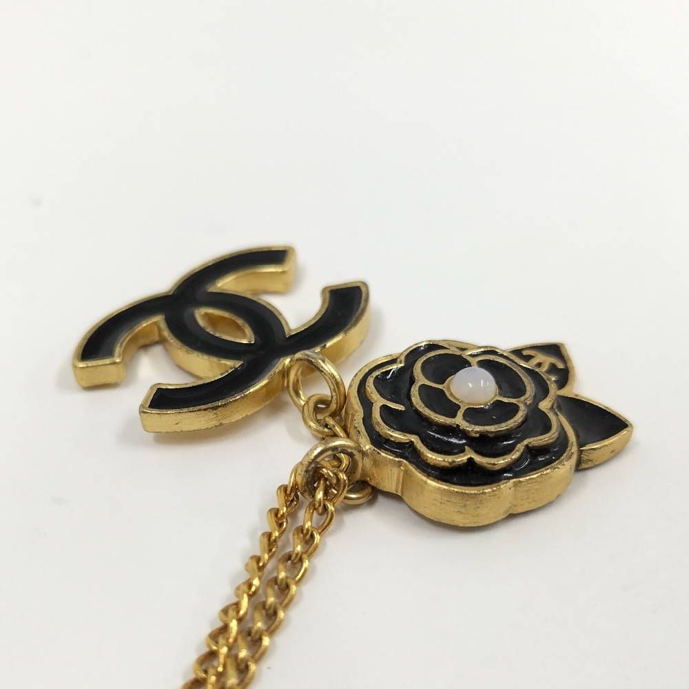 Chanel CC Logo Camellia Necklace — view 4