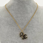 Chanel CC Logo Camellia Necklace — view 7