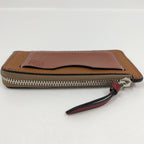 Loewe Coin Case L-shaped Zipper Leather Brown — view 5