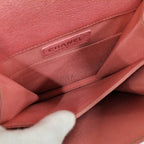 Chanel Boy Shoulder Bag Caviar Leather Pink — view 9