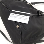 Prada 2-Way Handbag Black Tessuto Leather — view 4