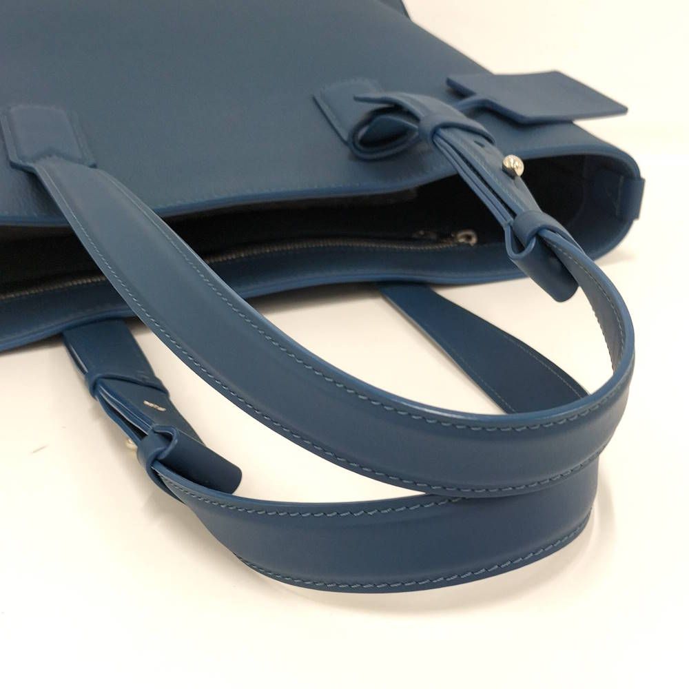 Louis Vuitton Aerogram Fast Line Tote Cowhide Leather Blue — view 4