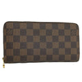 Louis Vuitton Zippy Wallet Zip Around Damier Ebene