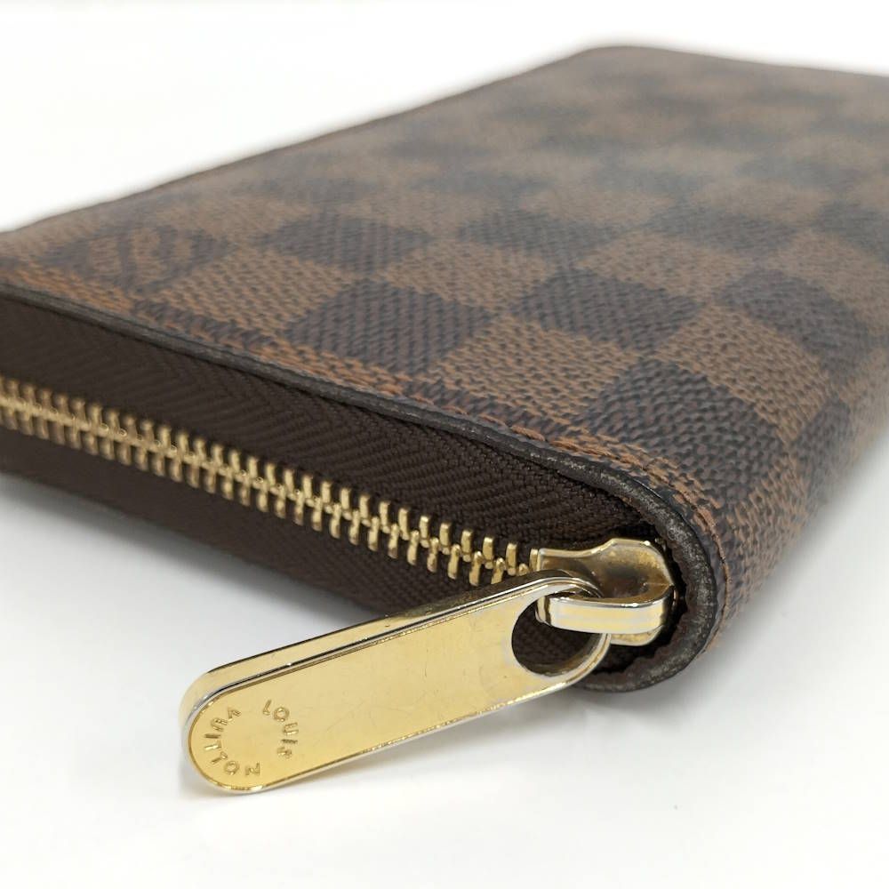 Louis Vuitton Zippy Wallet Zip Around Damier Ebene — view 5