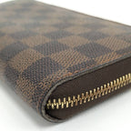 Louis Vuitton Zippy Wallet Zip Around Damier Ebene — view 4