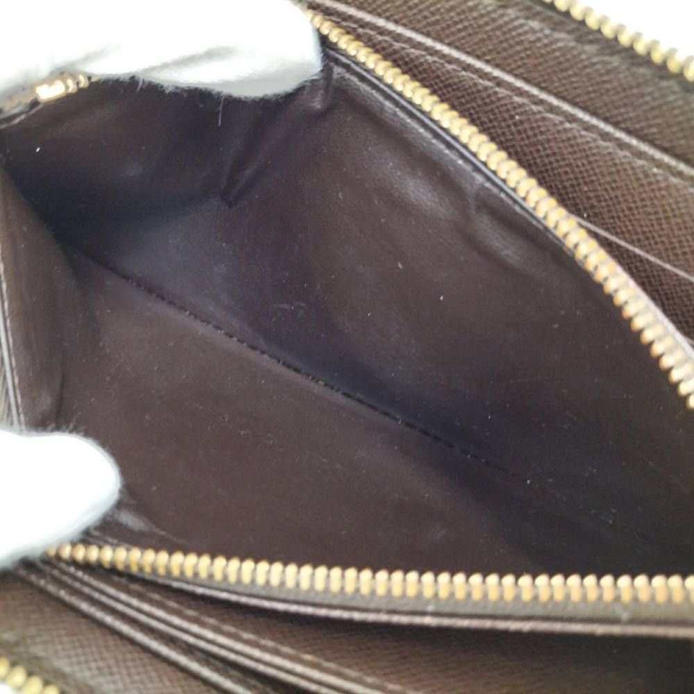Louis Vuitton Zippy Wallet Zip Around Damier Ebene — view 7