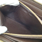 Louis Vuitton Zippy Wallet Zip Around Damier Ebene — view 7