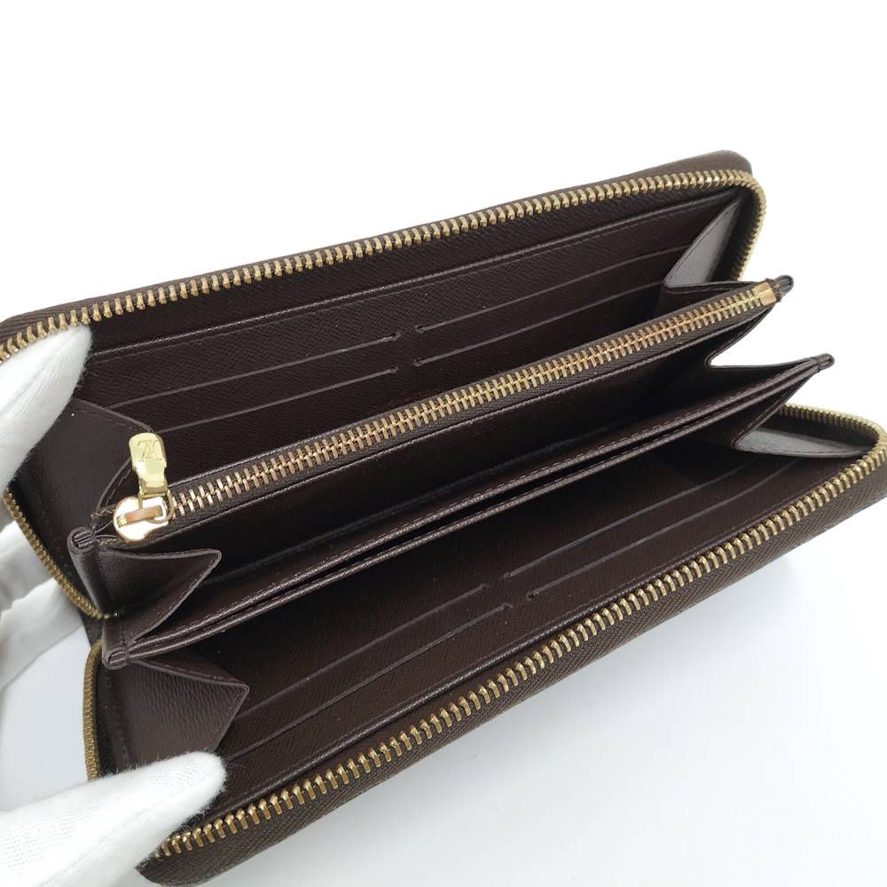 Louis Vuitton Zippy Wallet Zip Around Damier Ebene — view 2